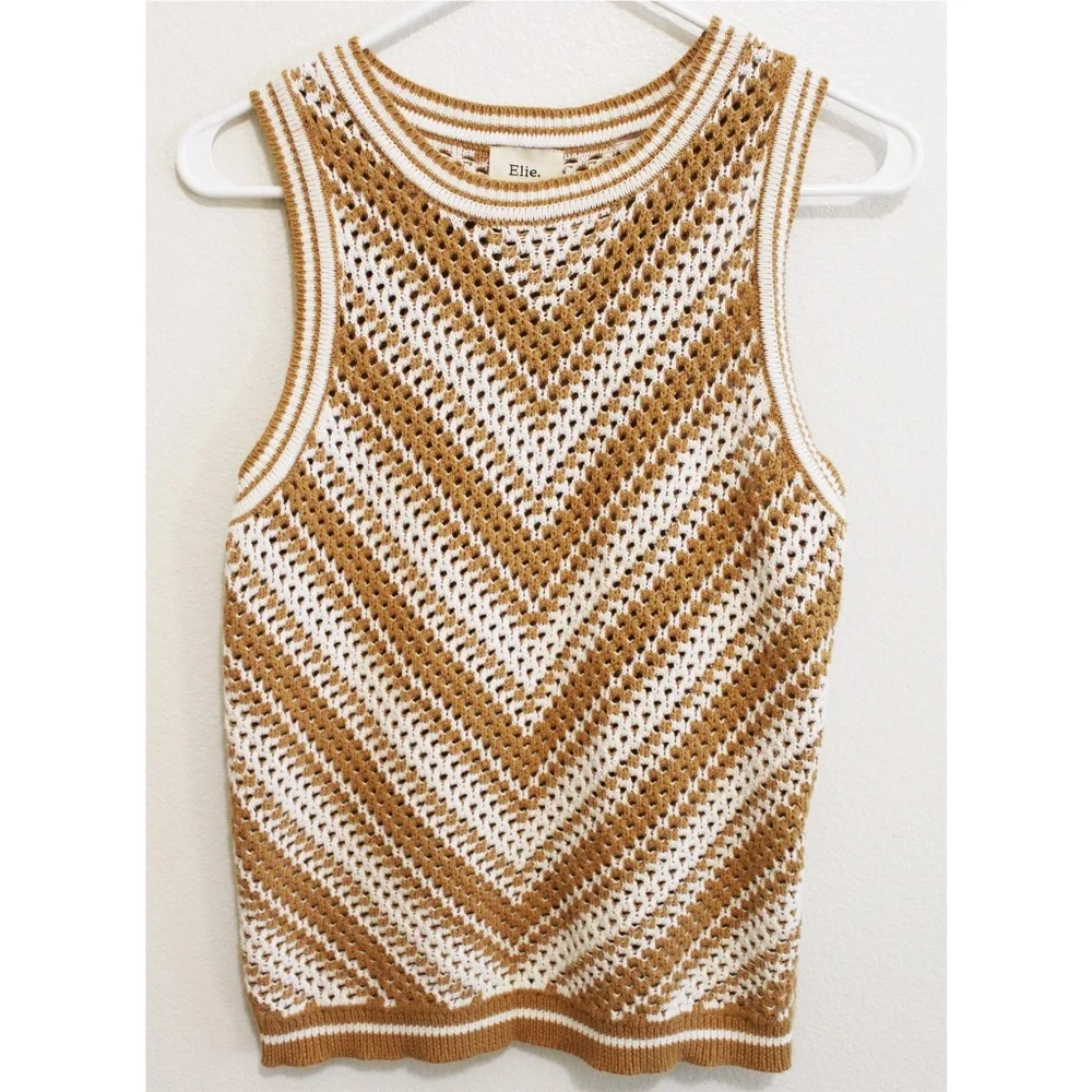 Elie Tahari Knit sleeveless sweater tank - Picture 1 of 4
